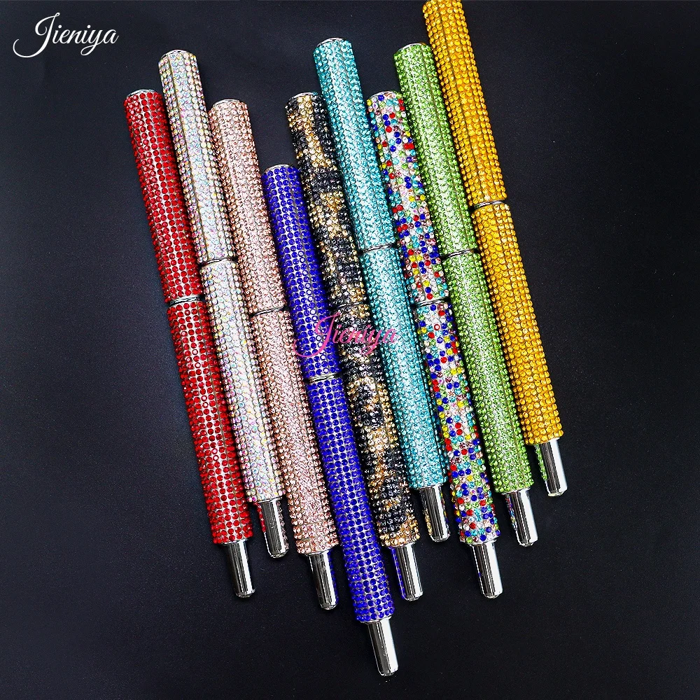Display rack Various styles of customizable brush heads Fashion New Arrival Shiny Rhinestone decorated handle nail art brush