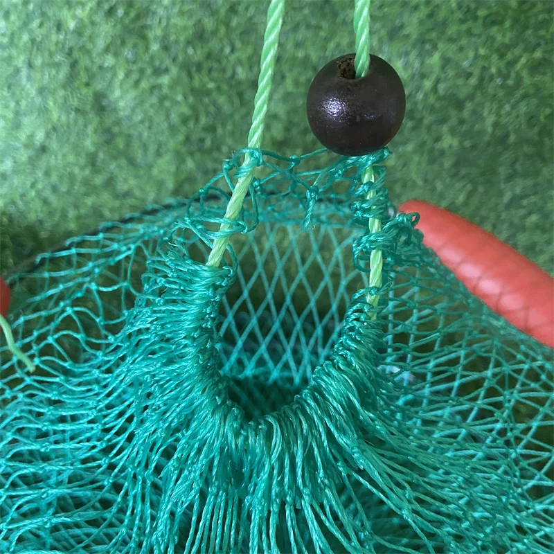 2024 Best Selling Commercial Coiled Steel Frame Portable Foldable Nylon Monofilament/Multifilament Underwater Aquaculture Trap