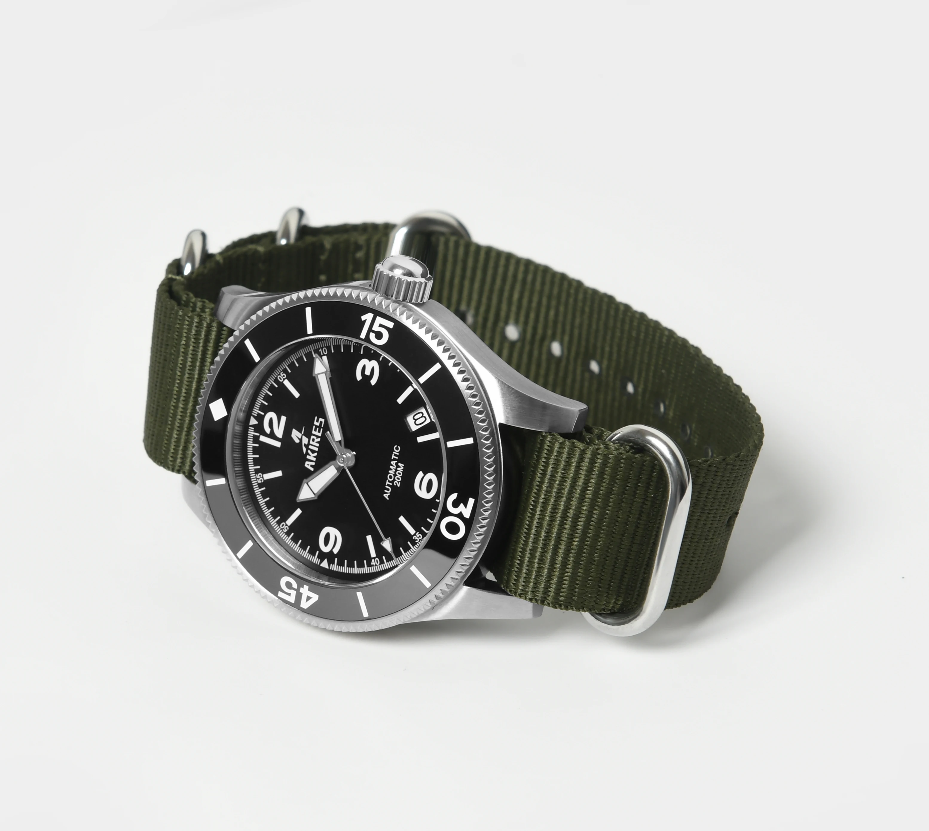 Hot Sale Case Stainless Steel Sapphire Mens Diver Watch Automatic Mechanical Watch for Men Automatic