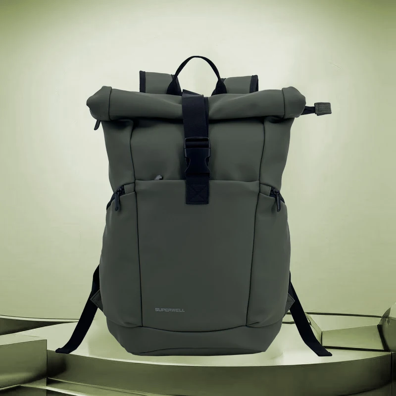 Мужской рюкзак из искусственной кожи для 15 6