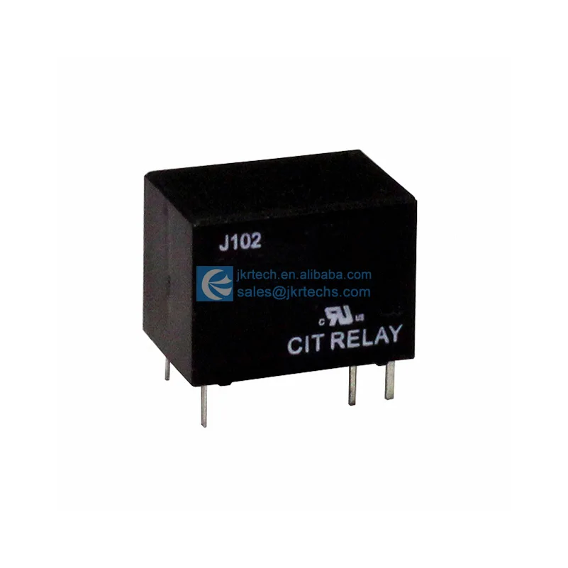 BOM Relays Supplier J1021AS3P6VDC.20 J102 General Purpose Relay SPST-NO 1 Form A 6VDC Coil Through Hole J1021AS3P6VDC-20