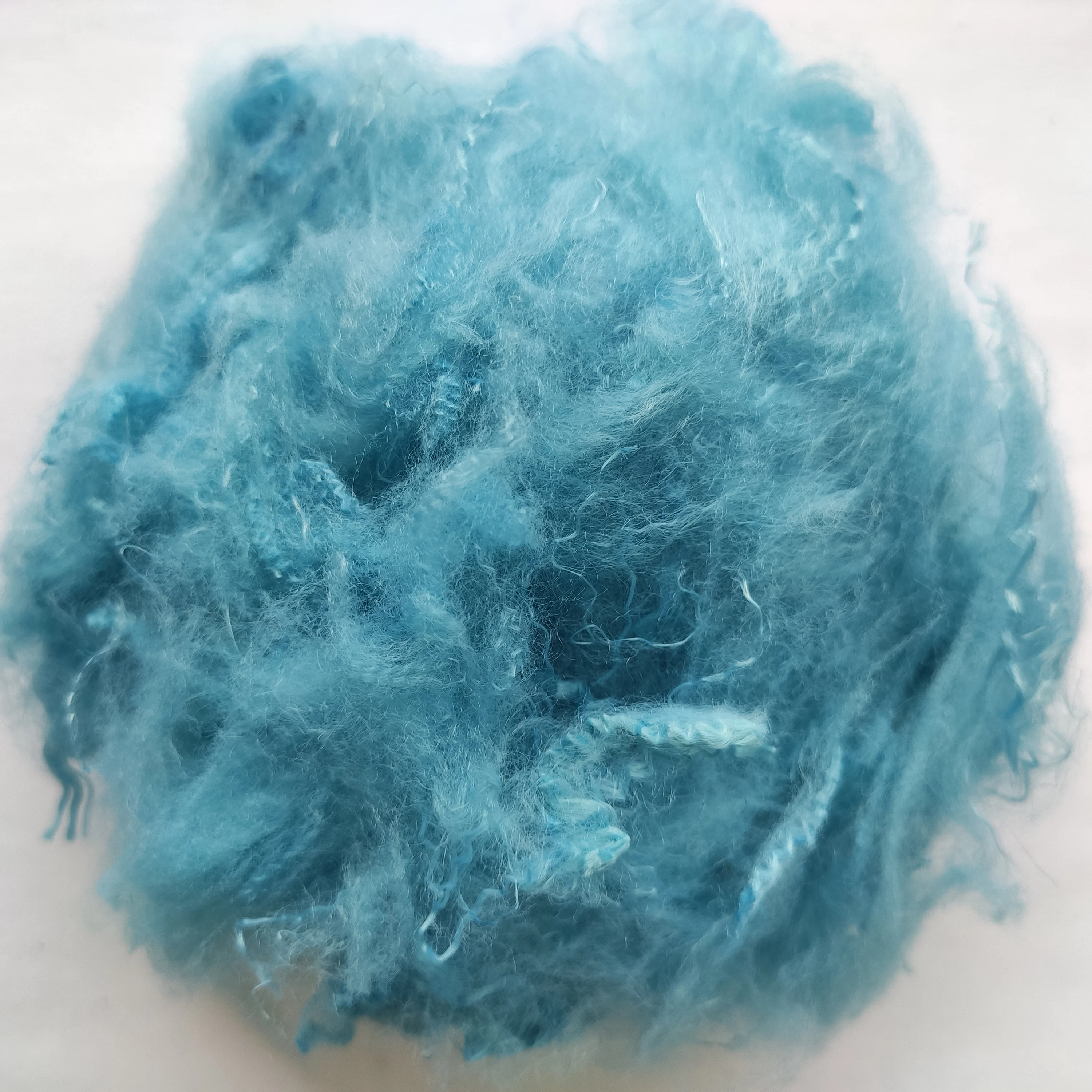 High Standard Fabric Textile Raw Material 2 Denier Solid Non Siliconized Polyester Staple Fiber