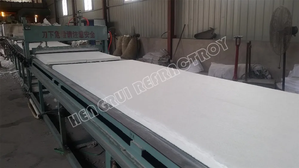 ceramic fiber HengRui 1260ST  Soluble ceramic  Fiber Blanket for Various industrial furnace lining insulation