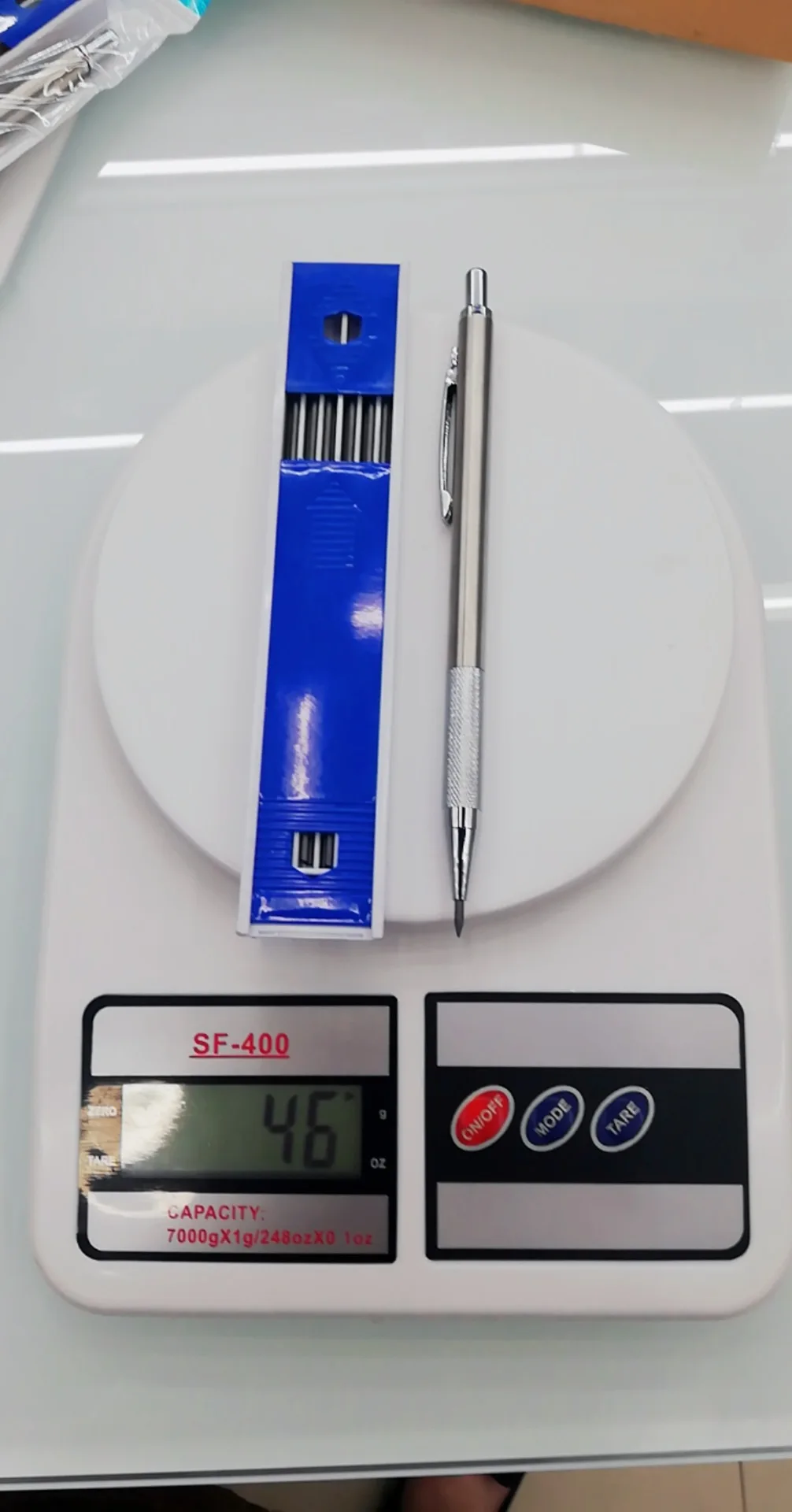 2.0 mm Stainless Steel Metal Sharpener Automatic Mechanical Drafting Pencil Holder for Drawing Carpenter Crafting Art Sketching