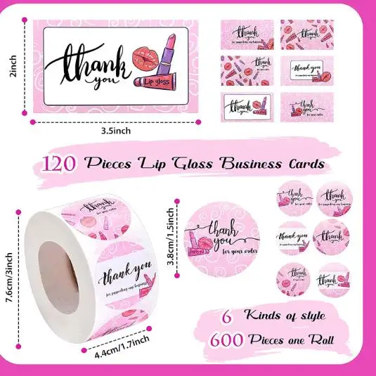 Customized Holographic Gold Foil Design Business Card Thank You Note Card