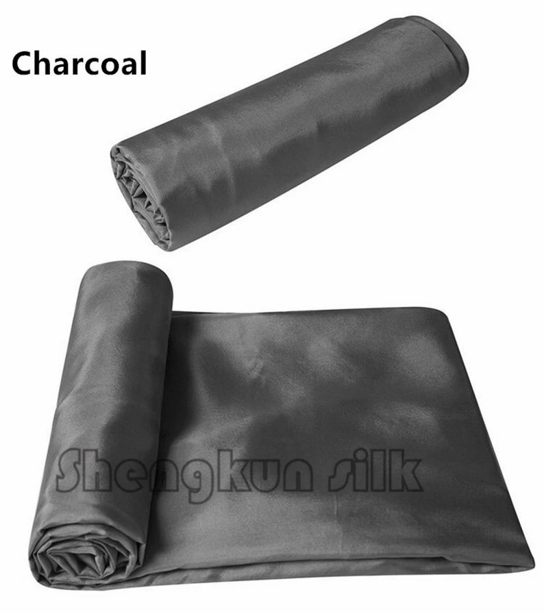 Amazon 100% шелк тутового сна мешок лайнер для путешествий отдых легкий с молнией сплошной