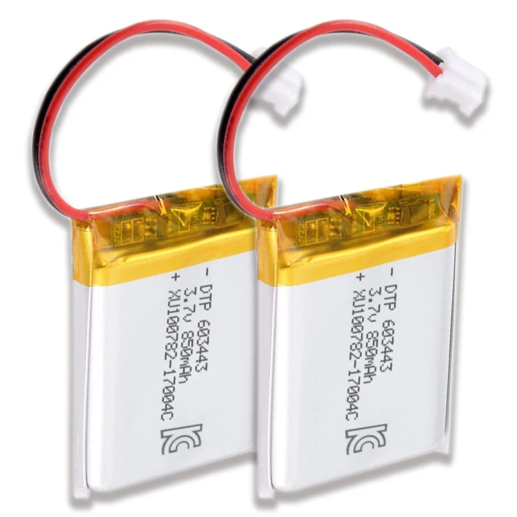603443 lipo battery 3.7v 850mah