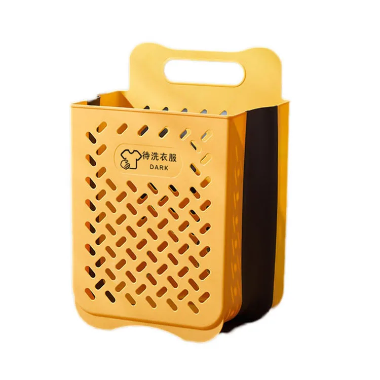 Cheap Plastic Laundry Basket Foldable Pop Up Dirty Clothes Storage Organizer Portable Durable Folding Laundry Hamper