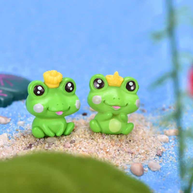 Садовый Декор миниатюрная лягушка из смолы мини-Карин giardino arioso miniatura пейзаж поделки пластиковые фигурки животных