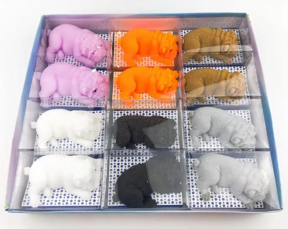 Jumbo Mochi Squishy Puppies TPR Dogs