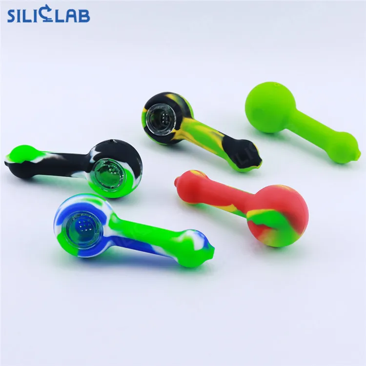 Puff Hornitos Dual Tobacco Weed Accessories Smoking Glass Bowl Tobacco Pipe Dabs Rig Crystal Smoke Pipe Glass Oil Burner Pipes