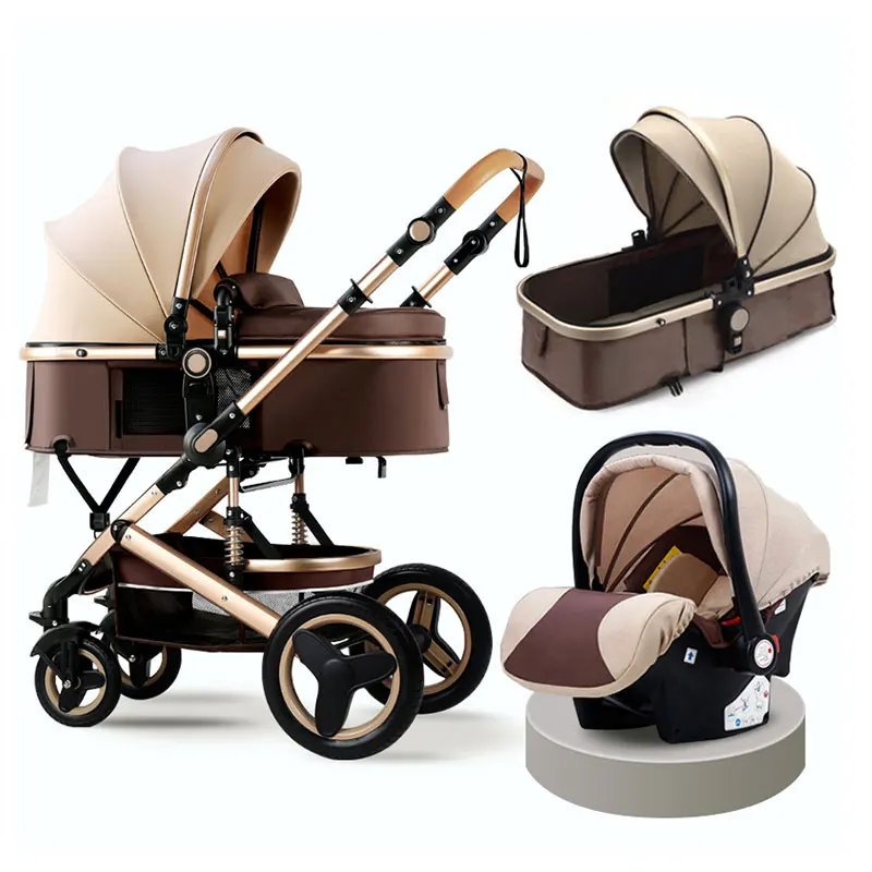 Hot Mom 3 In 1 Baby Buggy, Buy Reversible Baby Stroller, China 0-3 Years Old Baby Carriage/