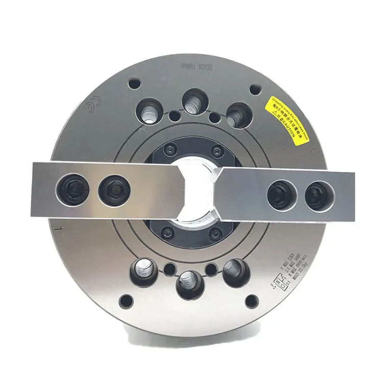 10 inch 2 jaw High Speed Cnc Hollow Power Chucks Collet Hydraulic Chuck For Cnc Lathe