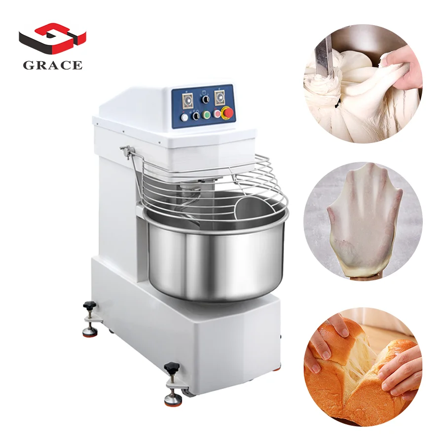 30kg 50kg 75kg 100kg Industrial Baking Equipment Commercial Bakery Machine 80L 130L 200L 260L Bread Dough Mixer
