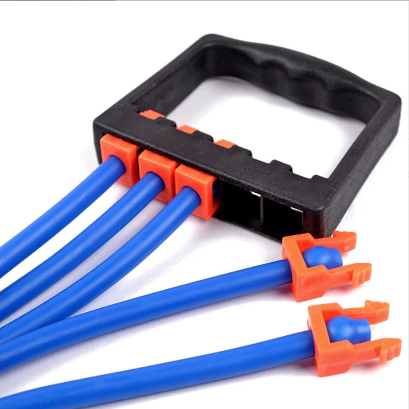 TPE five tube tension yoga exercise resistance bands chest expander