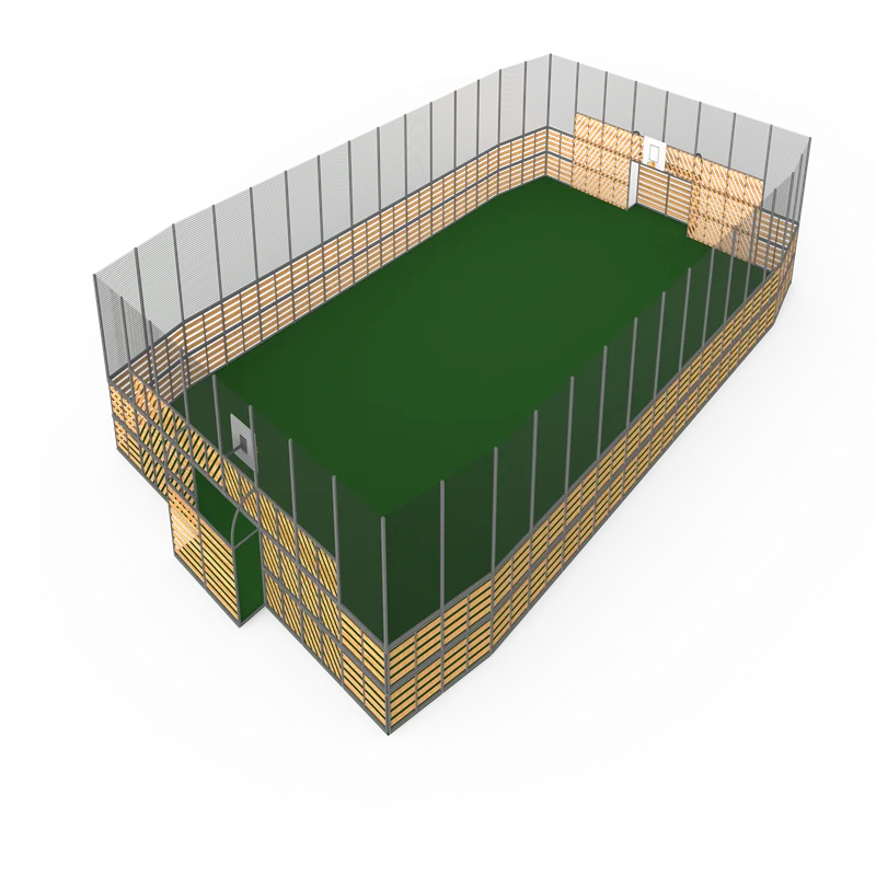 Durable 20x40 meters All-in-One Sport Grounds Multi-Sport Court Football Play Cage for outdoor