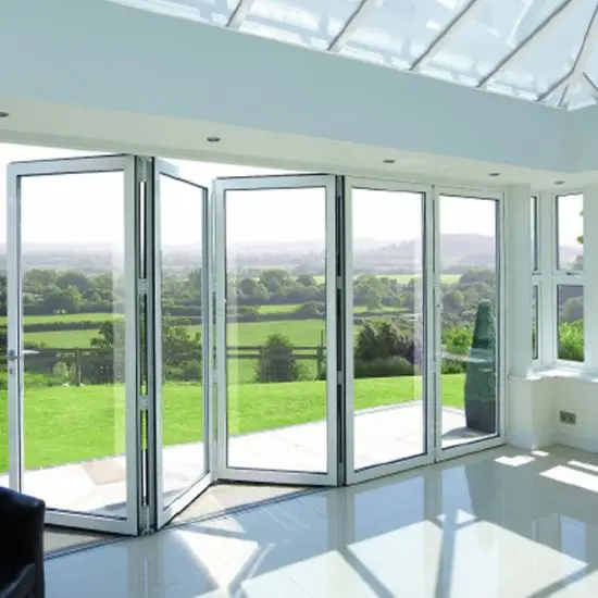 Prompt Response Smart Glass 180 Degree Premium Bifold Exterior Door