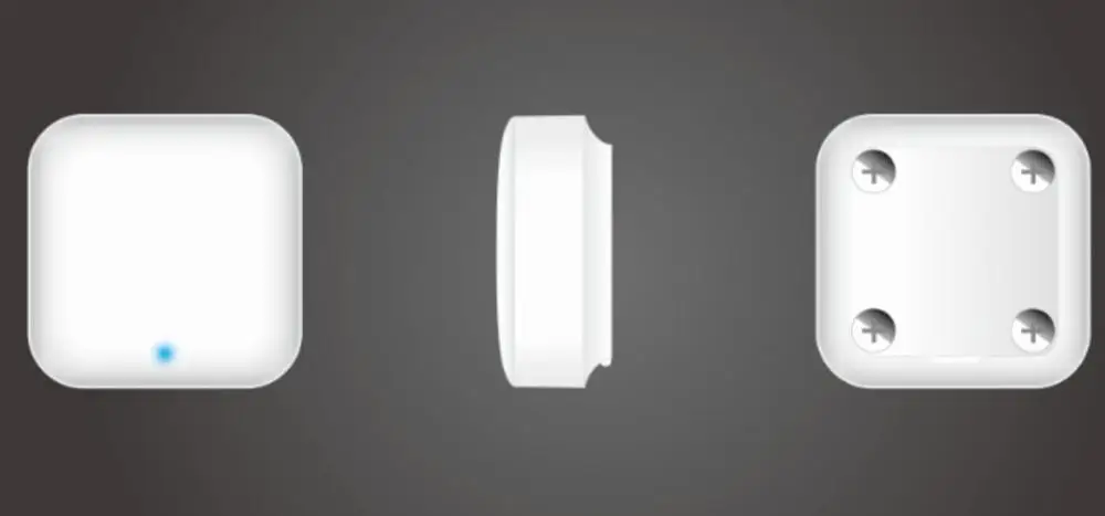 Android White Enclosure Low Energy Soc Smart Outdoor Base Station Beacon Dual Mode Da14580 BLE Module