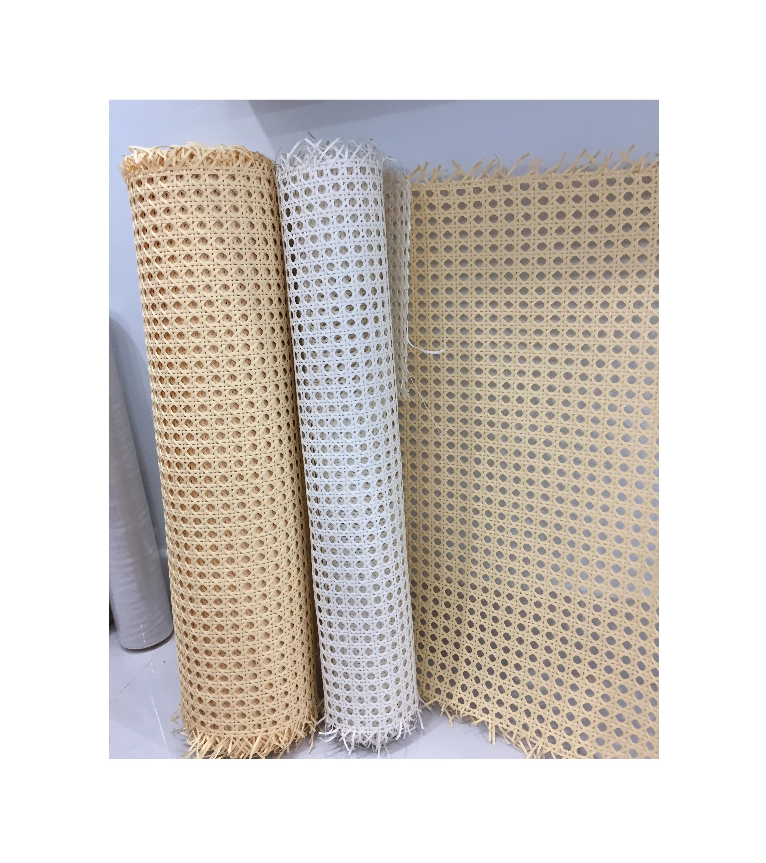 Бумажная квадратная сетчатая тесьма-синтетическая ротанговая тесьма-вьетнамский полиэтиленовый тростник (0084587176063