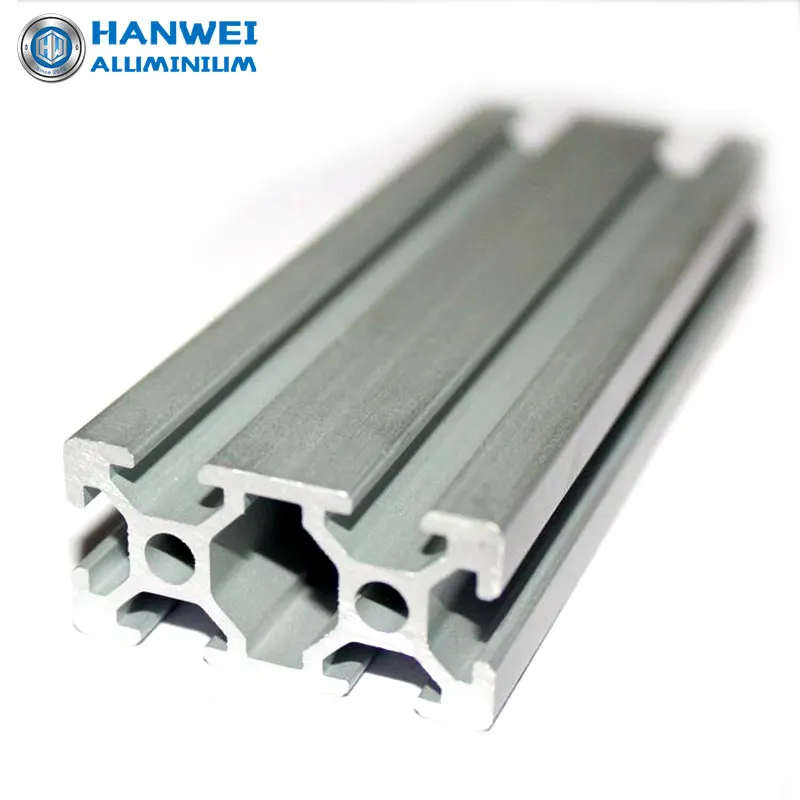 20x40 T Track Extrusion Types of Aluminium 2040 Industrial Aluminum Frame For Work Table