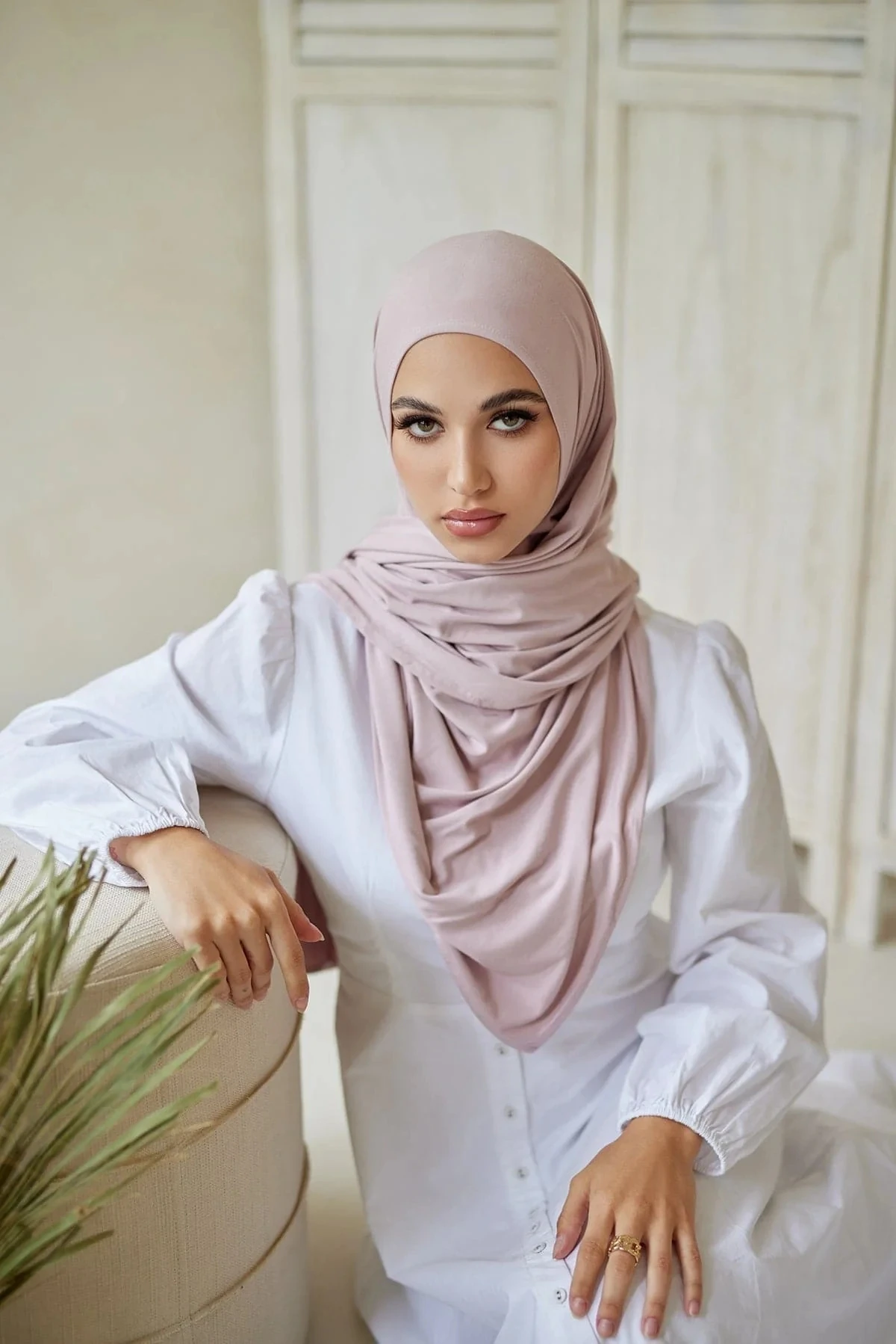 Hot Selling Premium Jersey Scarf Stretchy Hijab Plain Head Scarves Wholesale Women  Cotton Hijab Shawl