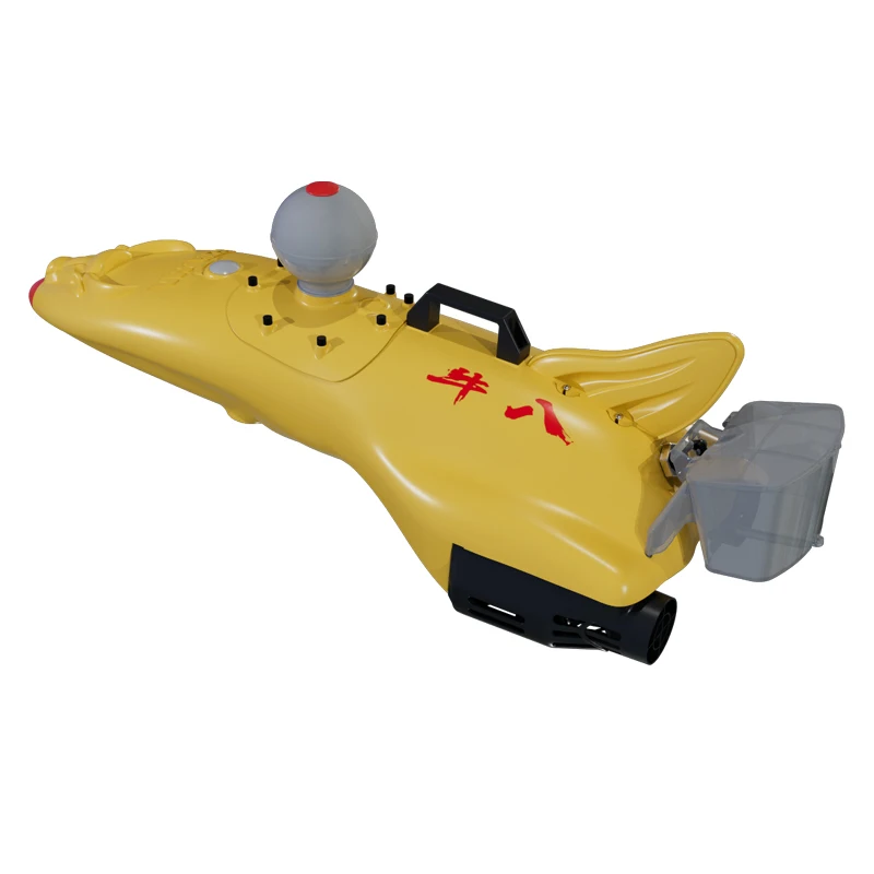 RC fishing surfer with fishfinder GPS