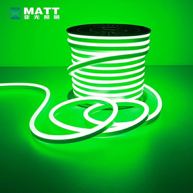 Matt NO MOQ Ceiling Led Neon Strip Light Ip67 10w Dc24v Lamp Flexible Led Neon Strip Light Rope Flex 12v Led Neon Light