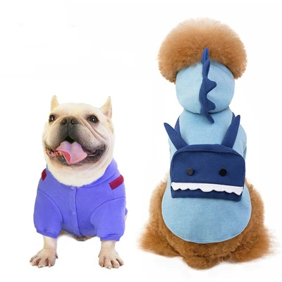 2021 Wholesale New Halloween Christmas Funny Costume Pet Clothes Autumn Winter Robot Dog Clothes