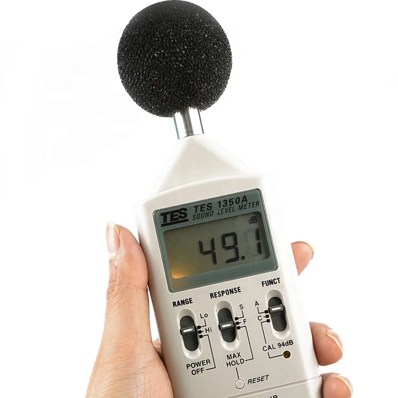  TES-1350A измеритель шума амплитудно-частотная характеристика 30 ~ 130dB уровня