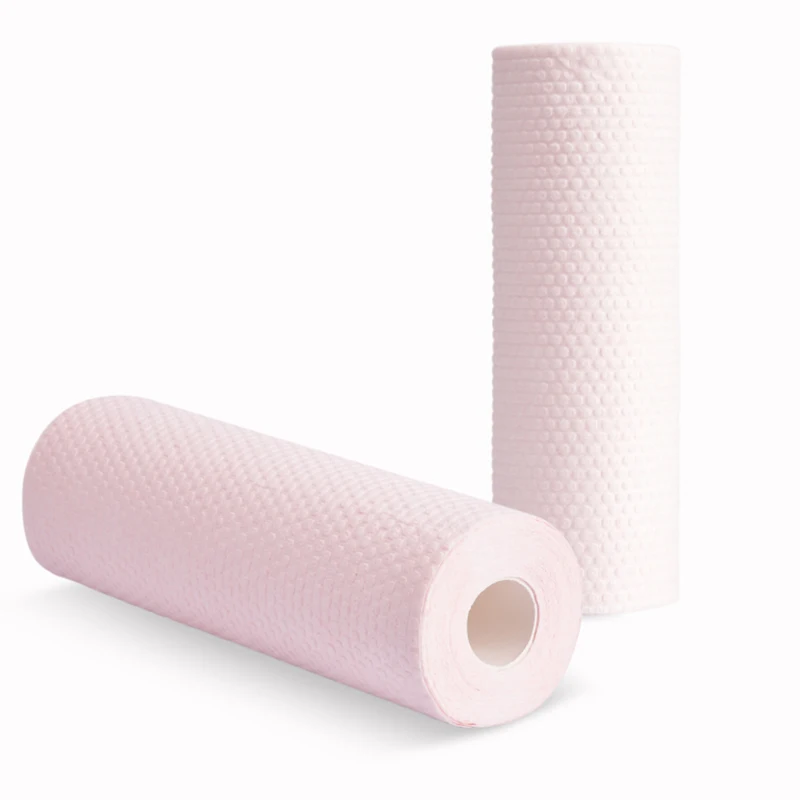 Household spunalce Reusable Cleaning Cloths Lazy Rags Wet and Dry Washable Reusable clean wipes