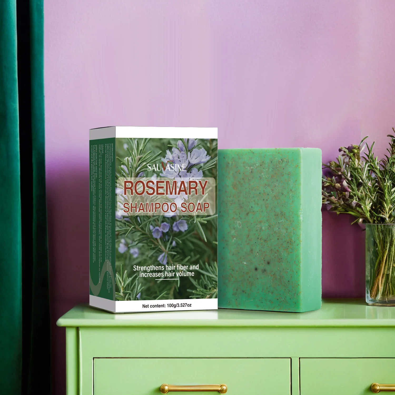 Lanthome Hot-Selling Hot Product Hair Care Soap Moisturizing Moisturizing Rosemary Shampoo 100ML