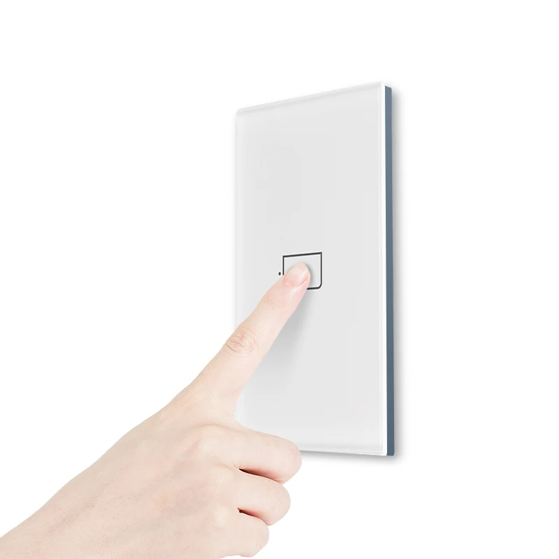 BroadLink high quality TC2S-2-US automatic daylight sensor switch touch sensor light switch touch screen wall switch OEM