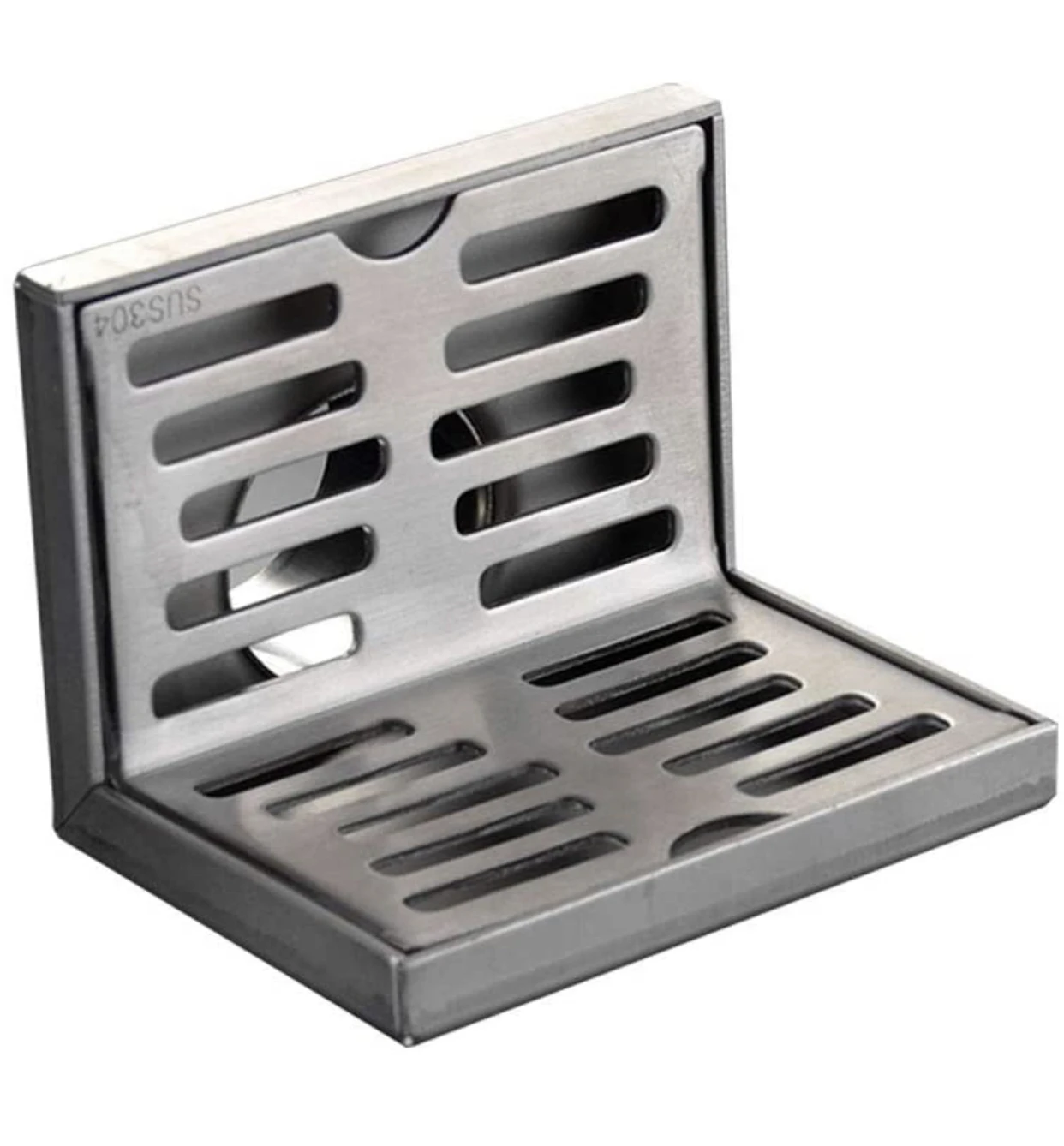 Stainless Steel L Shape Toilet Square Deodorant Balcony Floor Drain For Bathroom