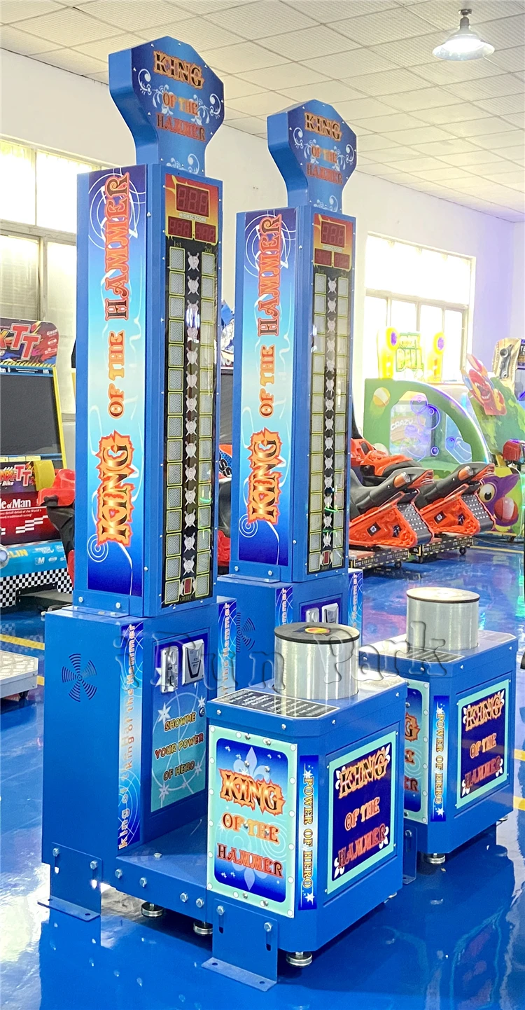 Король молота для взрослых Геркулес Аркадный Игровой лотерейный билет игровой автомат игры в помещении игровые автоматы