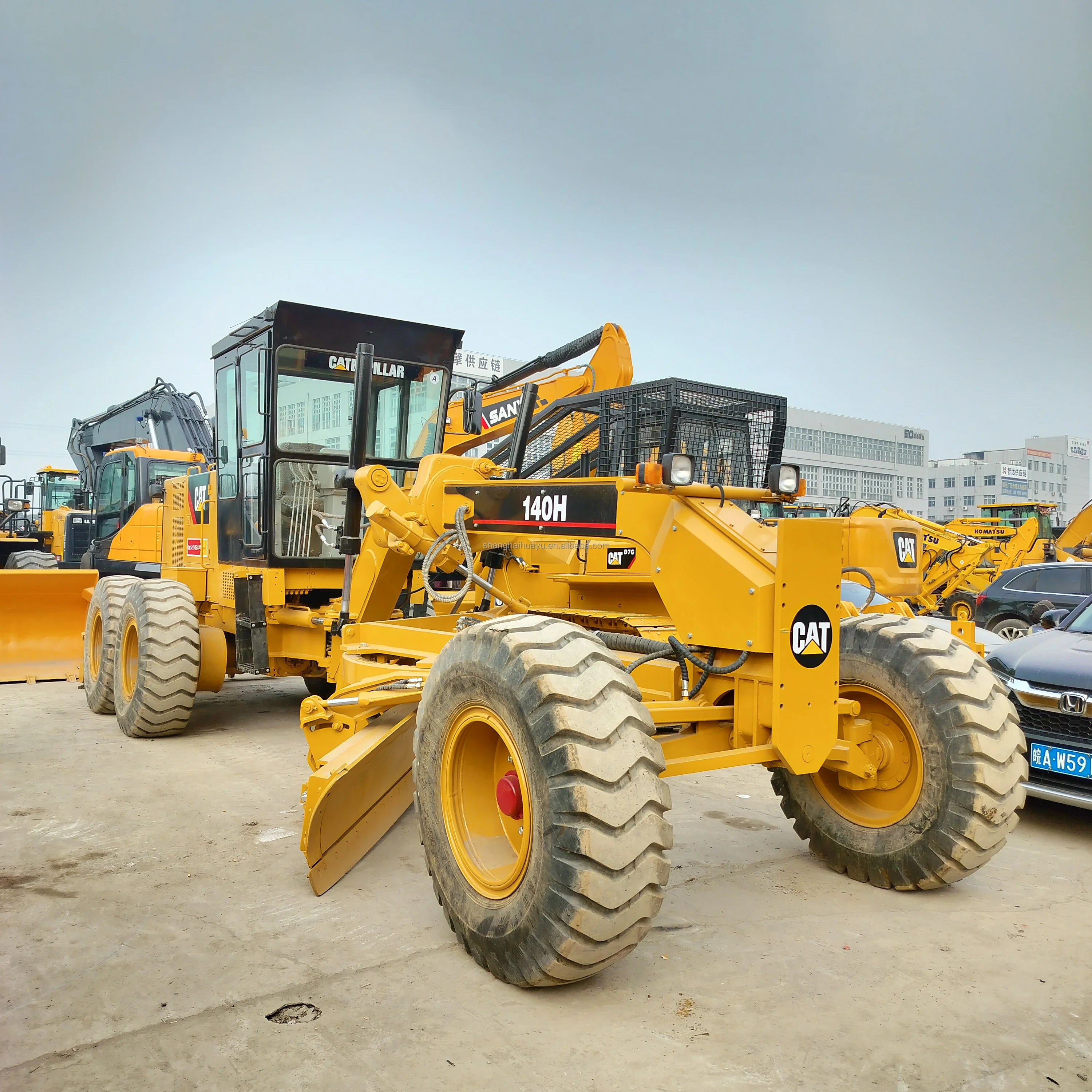 Used Caterpillar Engine Brand 14H Motor Grader 140G Motor Grader with Pump Core Components Included USA Grader 140G