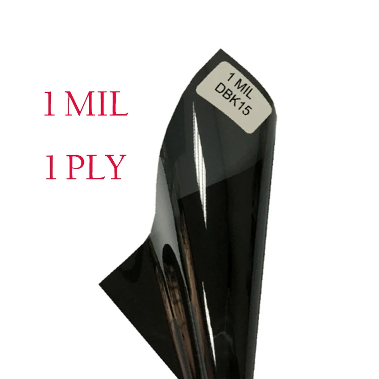 Пользовательский Логотип Печатная Автомобильная Упаковка Винил 1 mil 1 ply Window Tint Film Наклейка на Окна Автомобиля Авто Сте