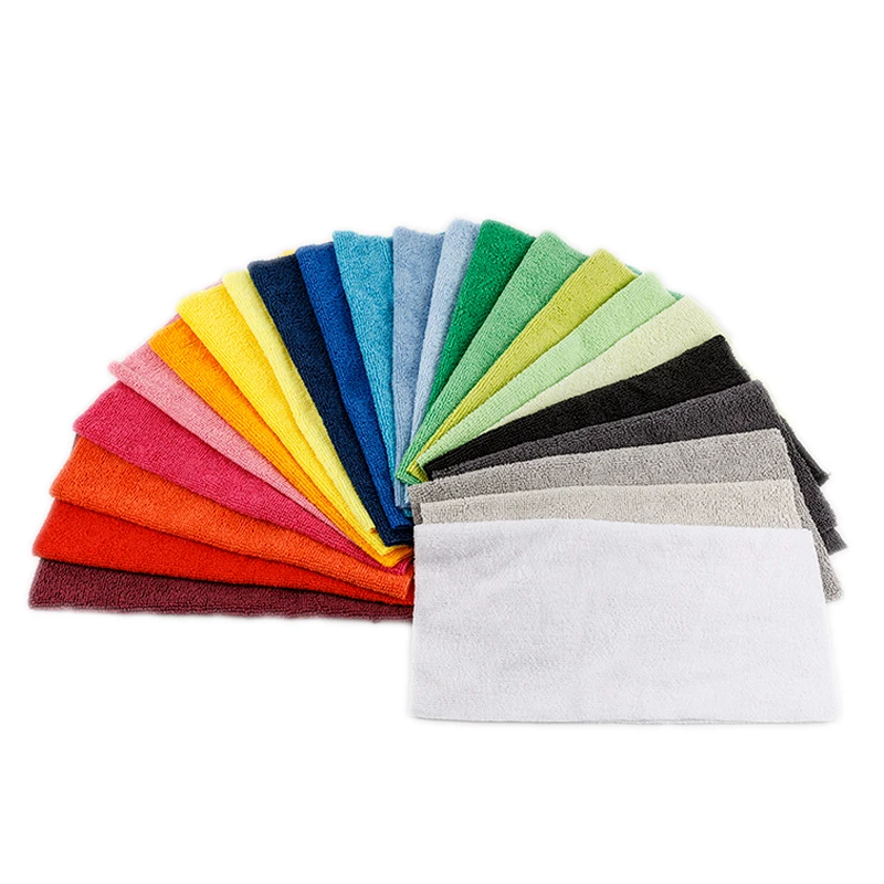 Greenfound 80% Polyester 20% Polyamide microfiber cloth in roll microfiber towel fabric roll microfiber cleaning cloth in roll