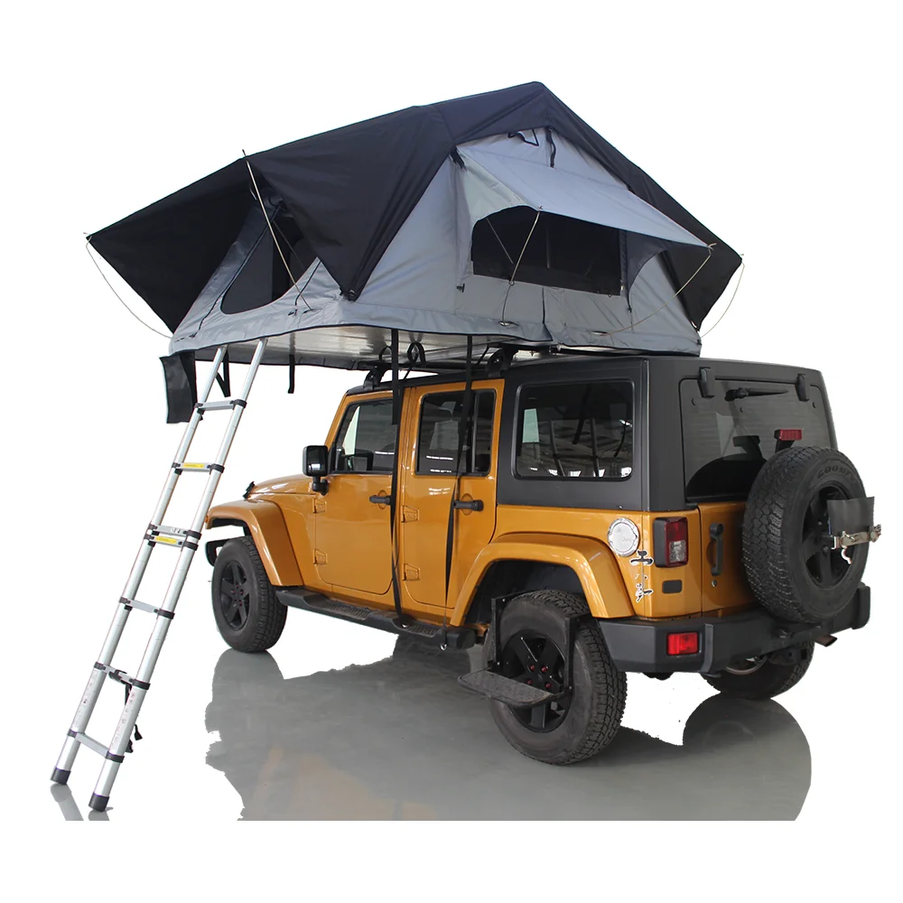 OEM уличная 1-3 человека из поликоттона водонепроницаемая 4x4 внедорожная дорожная Складная машина грузовик кемпинг мягкая палатка на крыше