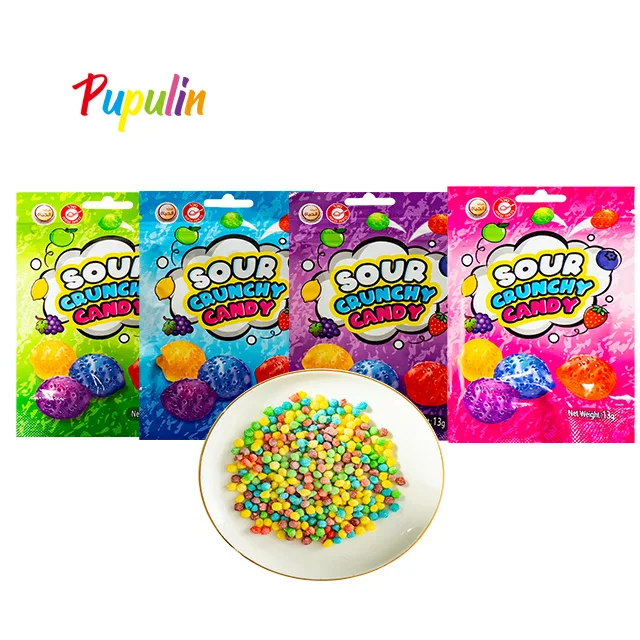 Palestine Sour mini chewy candy sour candy sweets crunch acid candy bean