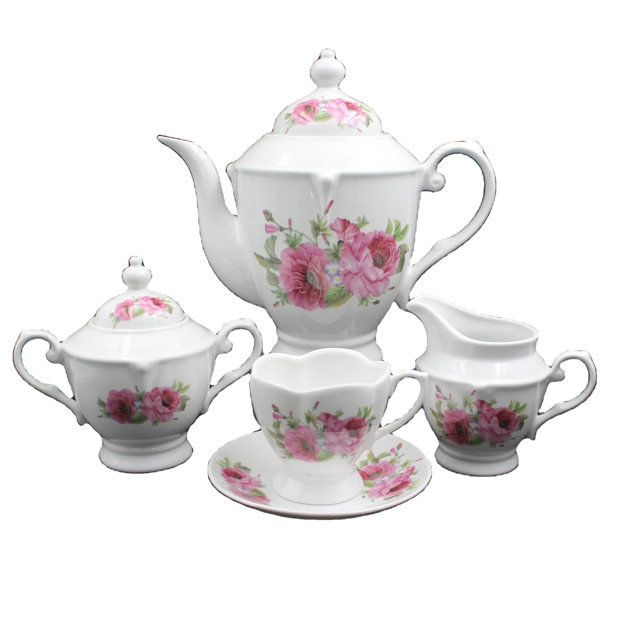 
European porcelain tea / coffee set for afternoon tea 