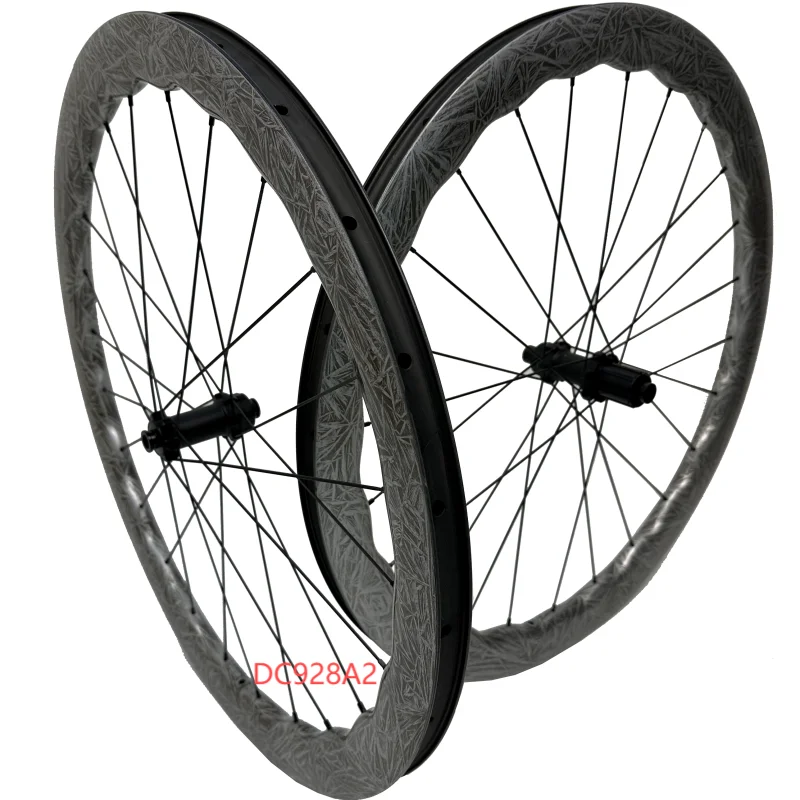 DC928A2 From China Factory  Urban Off road carbon Wheelsets 30-35mm depth 28mm width carbon fiber cycling in stocks