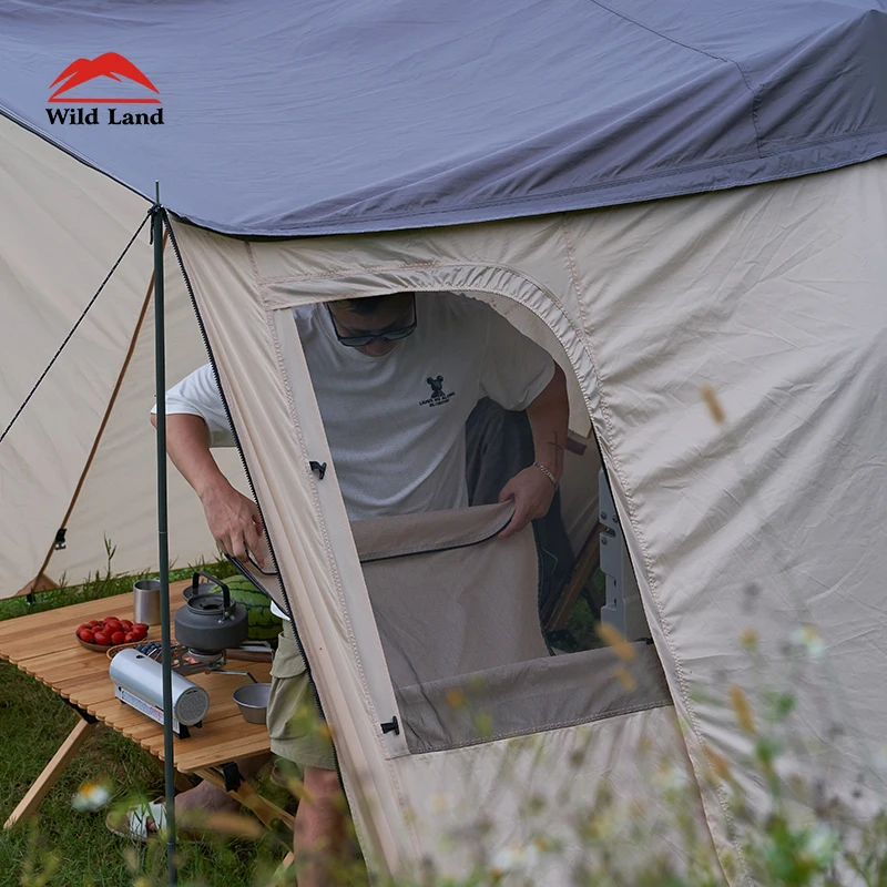 Wild Land Waterproof Camping Outdoor Foldable Touring Rear Extension Suv Trunk Tailgate Shade Awning Tail Shade Car Rear Tent