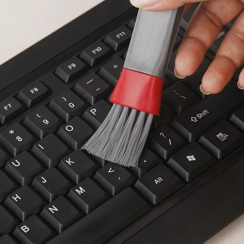 Double Ended Microfiber Vent Duster Portable Car Air Outlets Computer Keyboards Fans Brush Mini Dusting Tool