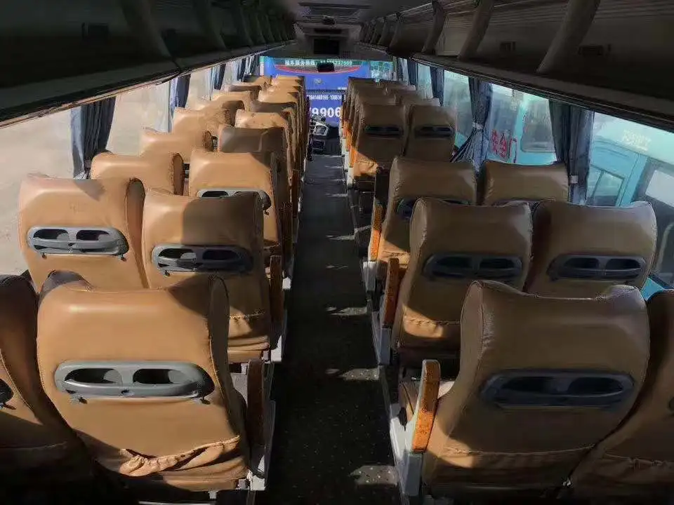 Second Hand Bus 51 Seats Kinglong Passenger Transportation Bus Commuter Coach for sale