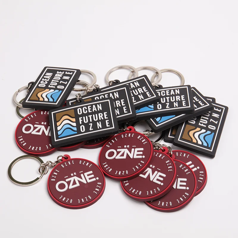 Custom Cute Bulk Cheap Price Keychains Soft PVC Silicone Key Chain With OEM Logo