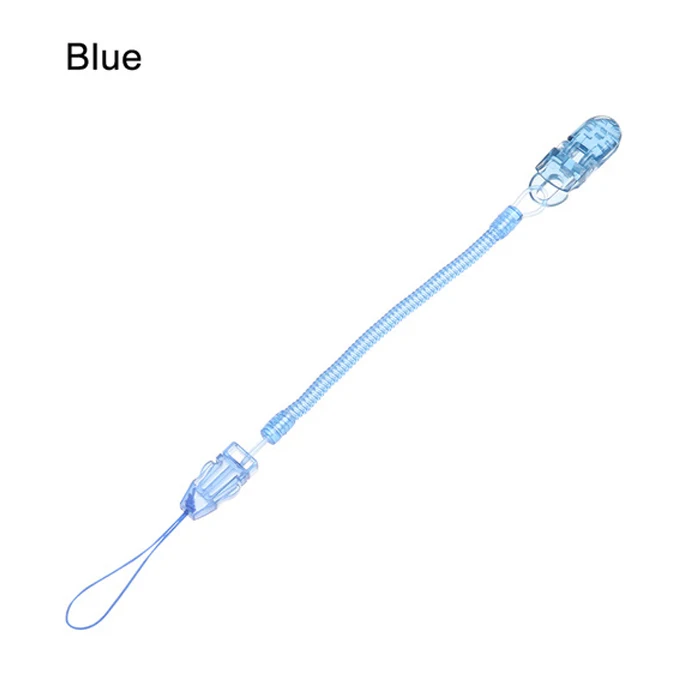 Baby Infant Toddler Dummy Pacifier Spring Teething Soother Strap Nipple Clips Chain Holder for Baby
