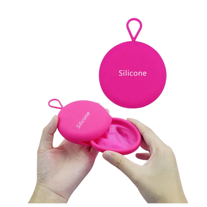 Period Products Disc Cover Menstrual Disc Case Silicone Case For Menstrual Disc