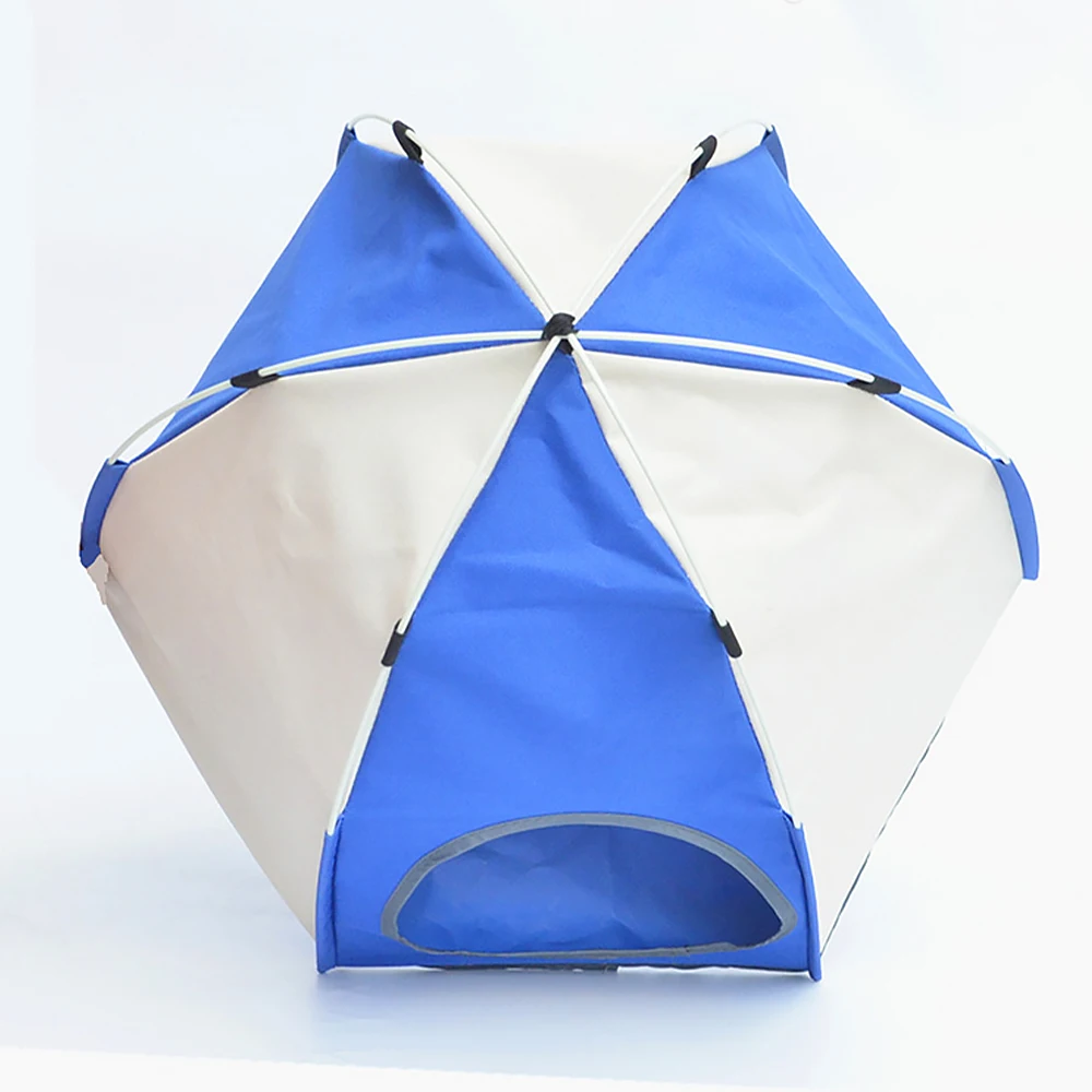 Wholesale Breathable Portable Large Pet Cat Tents Cat Tent Cave House with Non-Deformable Elastic Fiber Frame