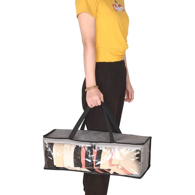 Multi functional Sport Hat Storage Bag  Baseball Caper Organizer Clear Plastic Hat Holder Caper Carrying Case with Handles