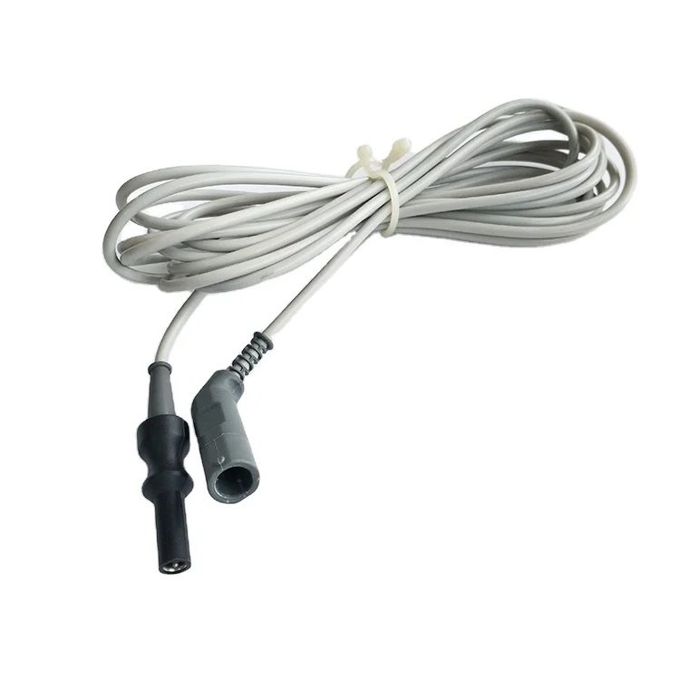 High Frequency Electrosurgical Unit Silicone Reusable 4mm/2.7mm Unipolar Laparoscopy Surgery Coagulation Cable